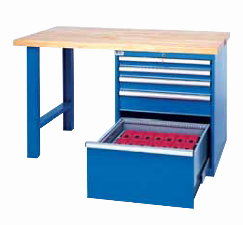 LISTA CNC workbench with drawers