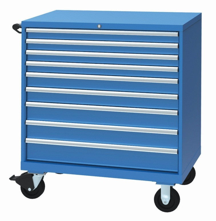 LISTA mobile drawer cabinet on casters