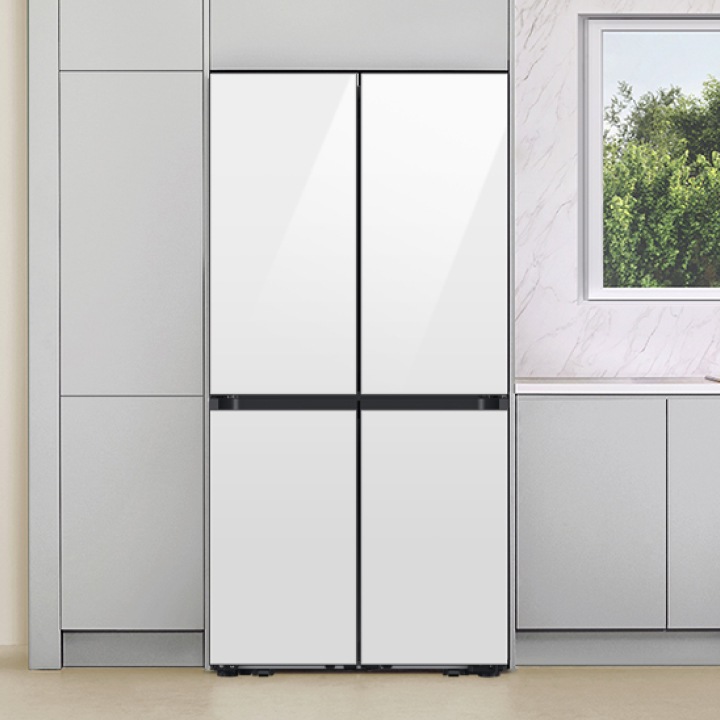 Samsung Bespoke 4-Door Flex refrigerator with convertible FlexZone